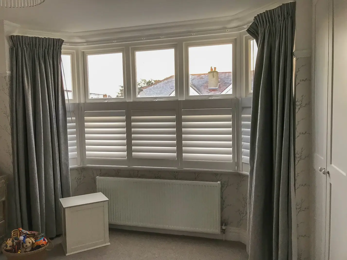 cafe style diy shutters